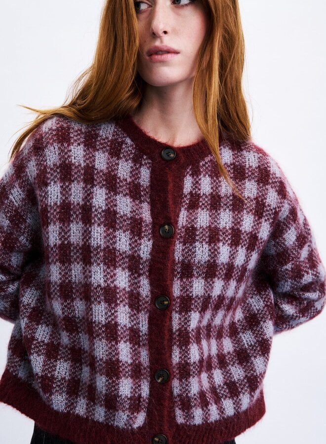 FRNCH - Aomori Cardigan - Burgundy