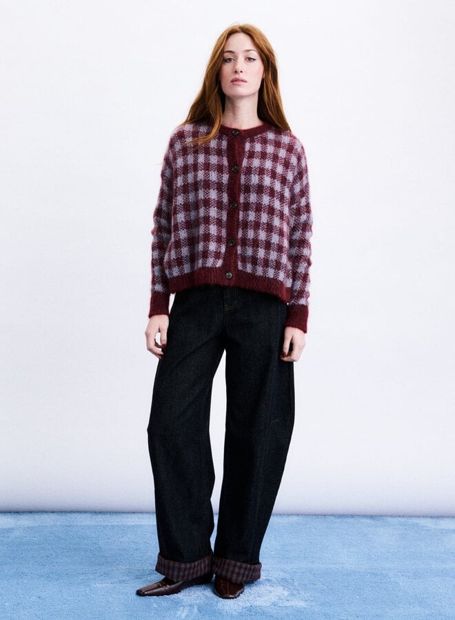 FRNCH - Aomori Cardigan - Burgundy