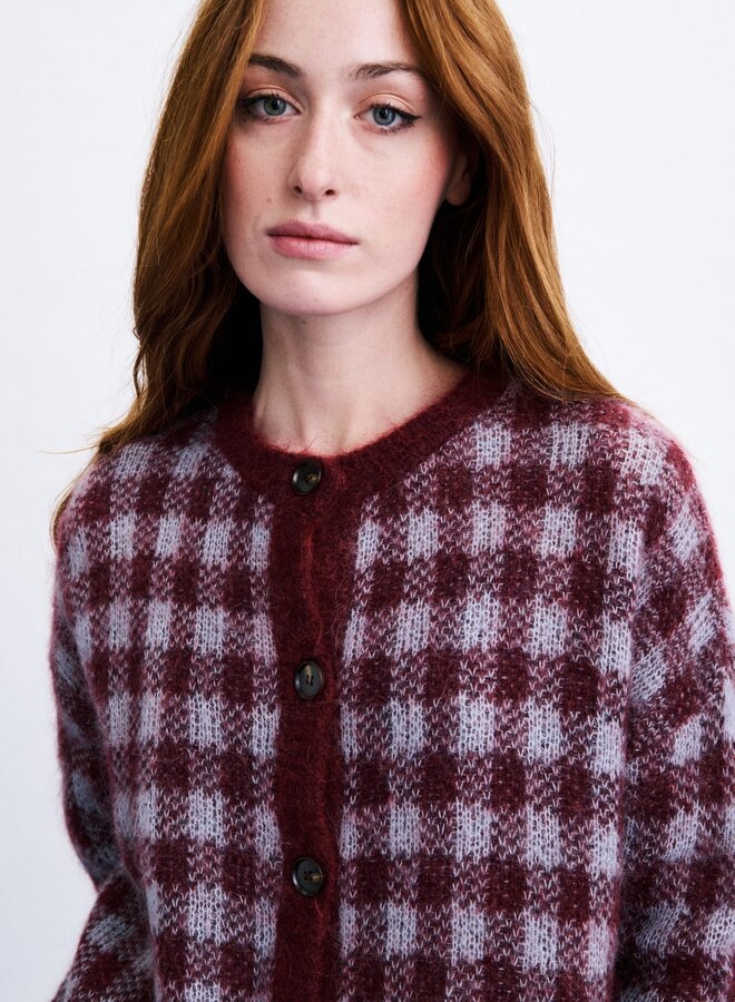 FRNCH - Aomori Cardigan - Burgundy