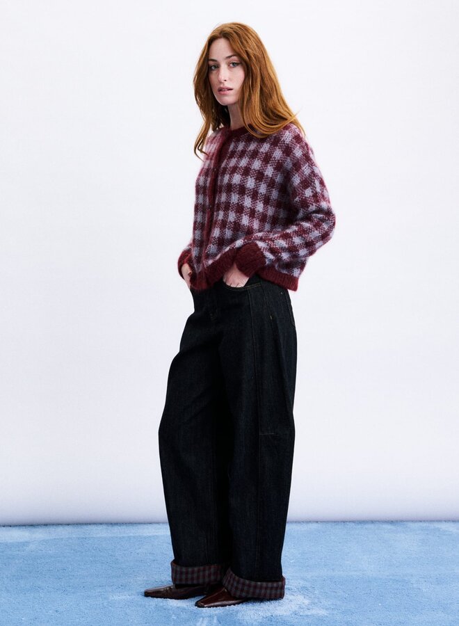 FRNCH - Aomori Cardigan - Burgundy