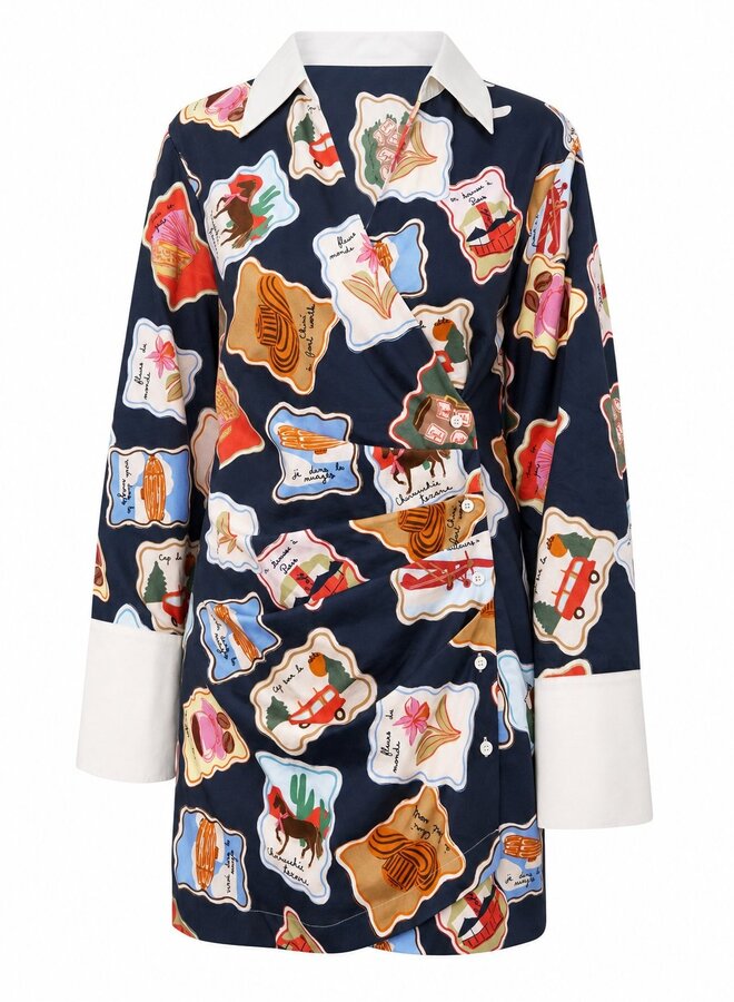 FRNCH - Whitby Dress Stamps  - Navy