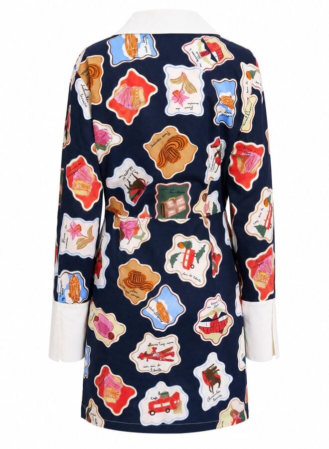 FRNCH - Whitby Dress Stamps  - Navy