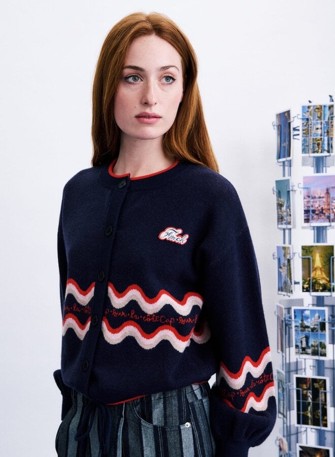 FRNCH - Cardigan Roadtrip - Navy