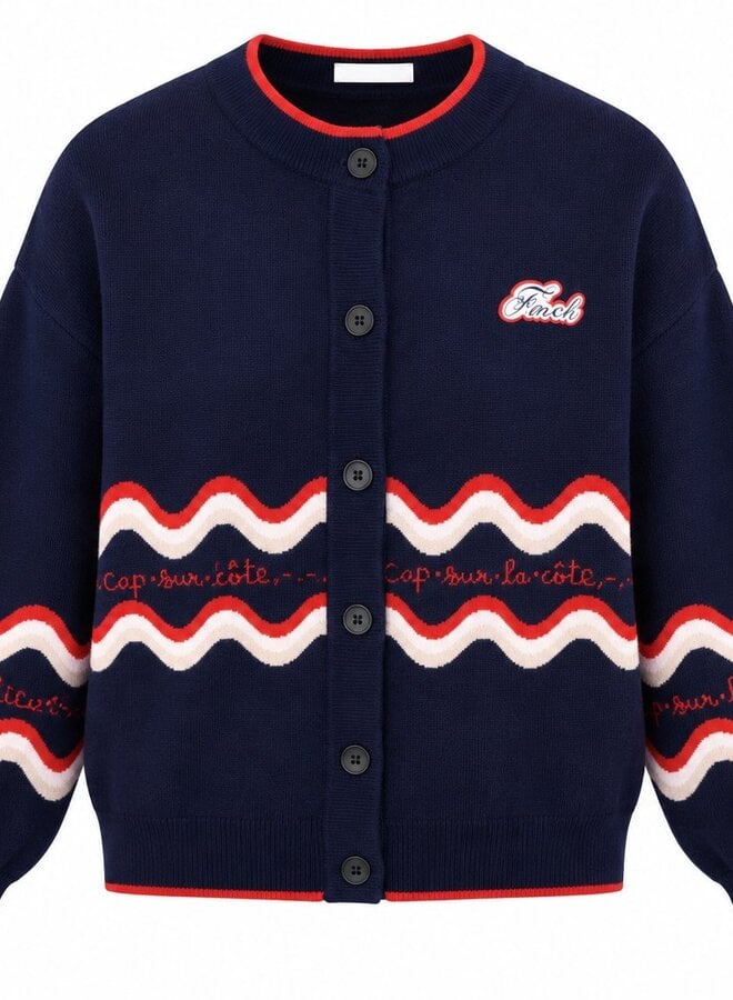 FRNCH - Cardigan Roadtrip - Navy