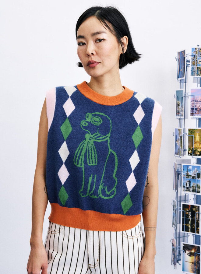 FRNCH - Torquay Jumper - Navy Blue