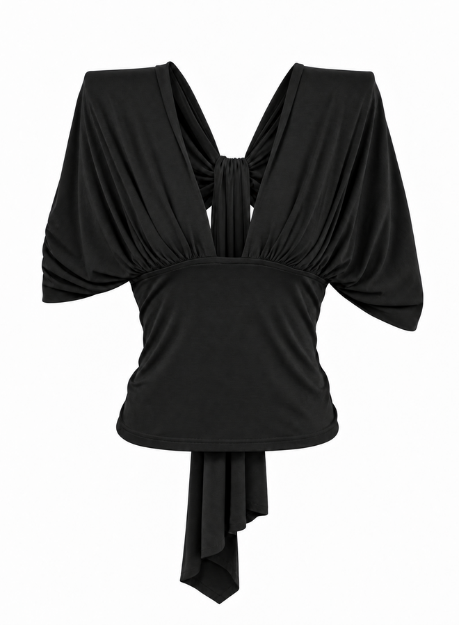 LUCY - Gia Top - Onyx Black (One Size)