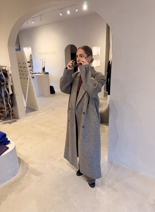 Wool Coat Lilly - Taupe