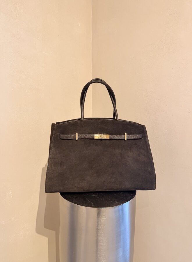Suede Bag Lilly - Brown