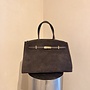Suede Bag Lilly - Brown