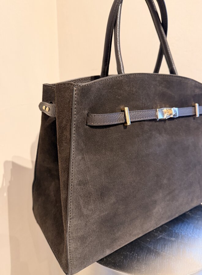 Suede Bag Lilly - Brown