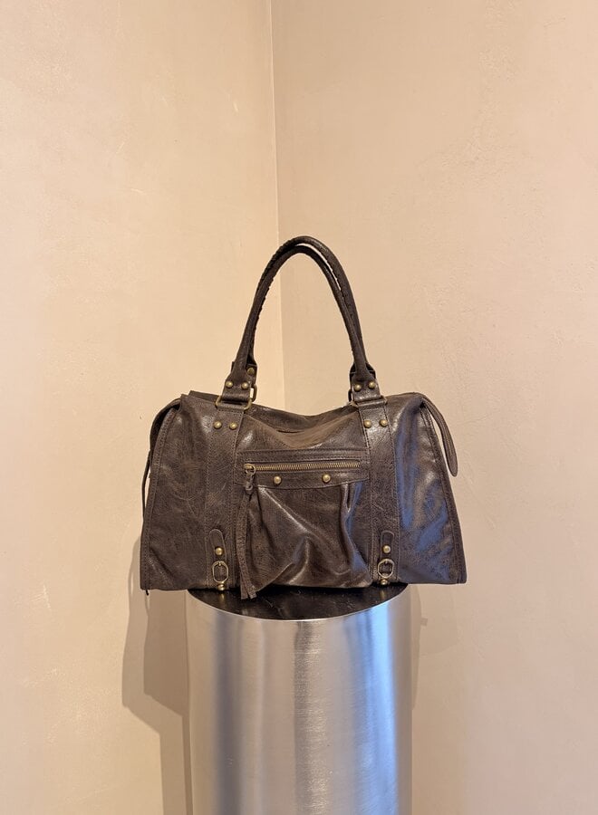 Leather Bag Serena - Brown