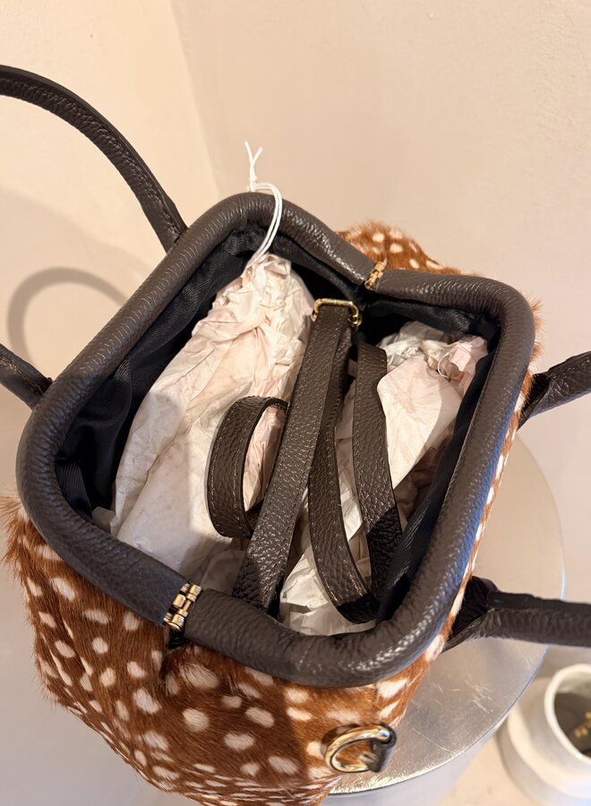 Hairy Bambi Bambino Bag - Brown