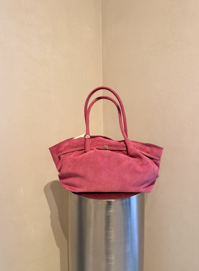 Pretty in Pink Suede Bag - Pink