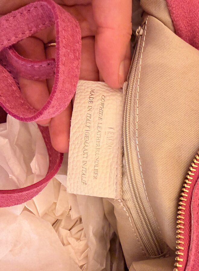 Pretty in Pink Suede Bag - Pink
