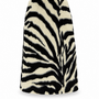 Midi Zebra Skirt - Black & White