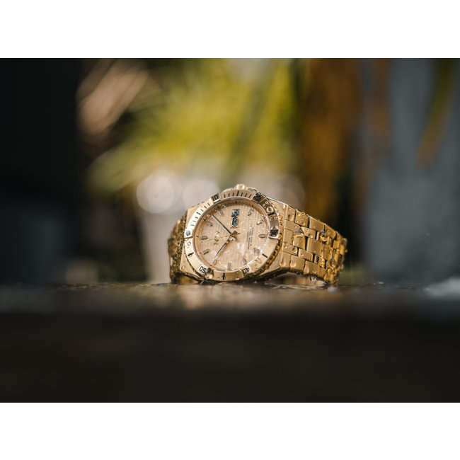 Horloge Day&Date Colmann | Staal Goud Champagne