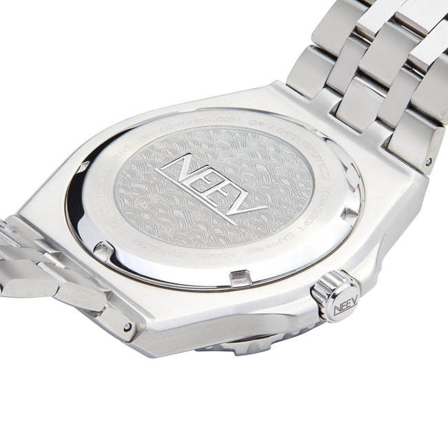 Horloge Day&Date Gallier | Staal Zilver Groen