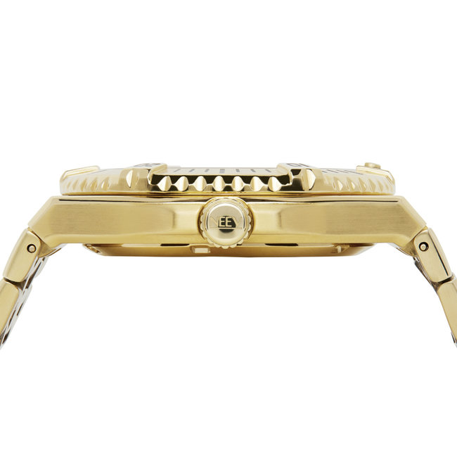 Horloge Day&Date Thurmann  | Staal Goud Groen