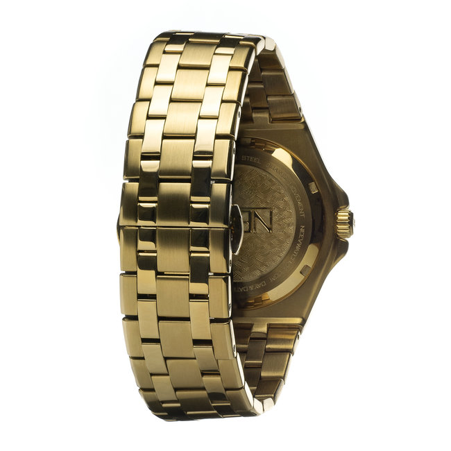 Horloge Day&Date Zimann | Staal Goud Zwart