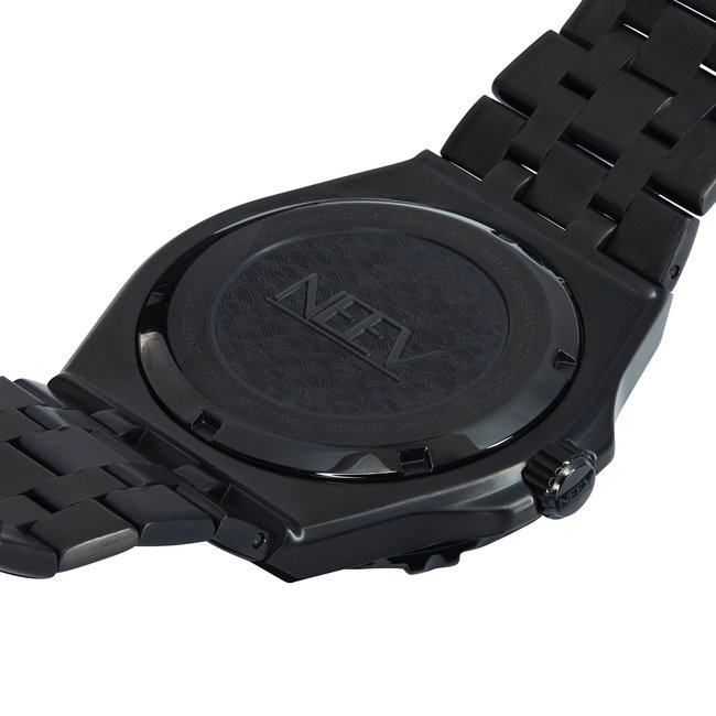 Horloge Day&Date Hester | Staal Zwart