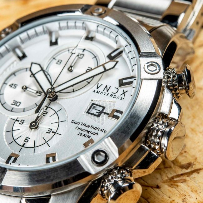 Horloge Young Rebel Big Boy Staal Zilver Wit