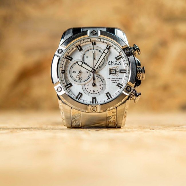 Horloge Young Rebel Big Boy Staal Zilver Wit