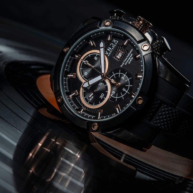 Horloge Young Rebel Big Boy Zilver Zwart