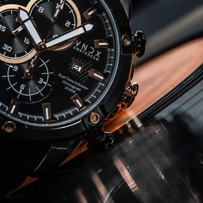 Horloge Young Rebel Big Boy Zilver Zwart