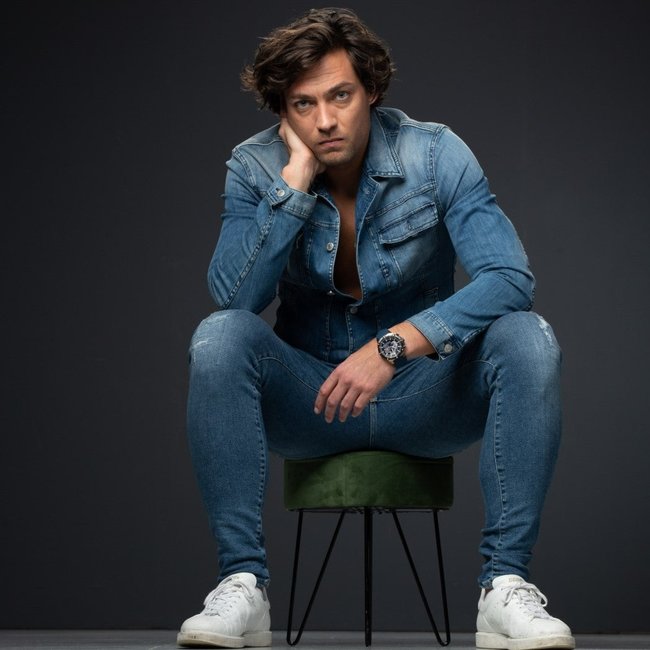 Horloge Young Rebel Big Brother Rosé Goud Blauw