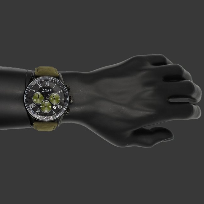 Horloge The Chief Leder Groen