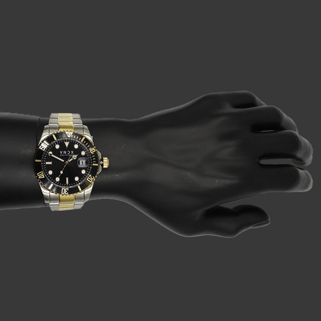 Horloge AMS. LXRY. MT Staal Zilver/Goud Zwart