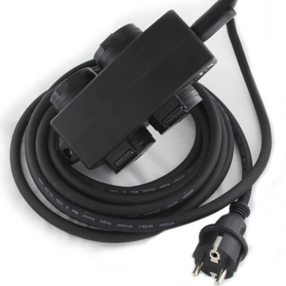 Förlängningssladd med ändkrok