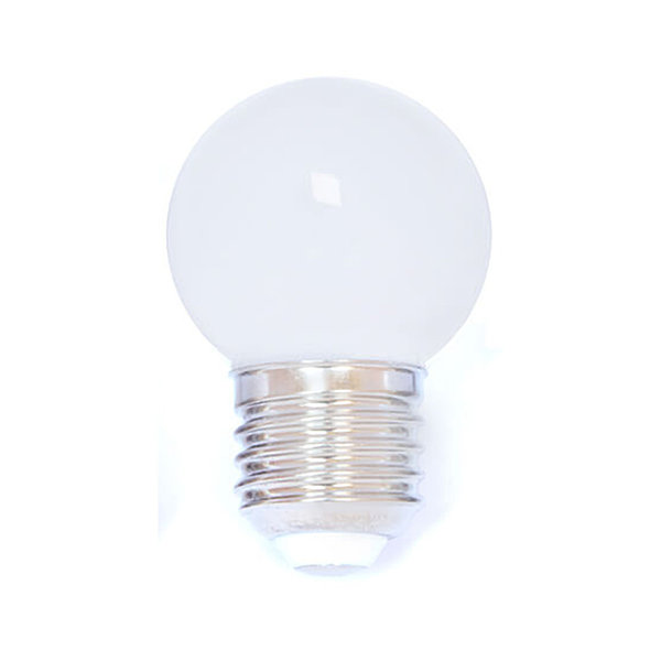 1 watt –Kall vit lampa mjölkvit