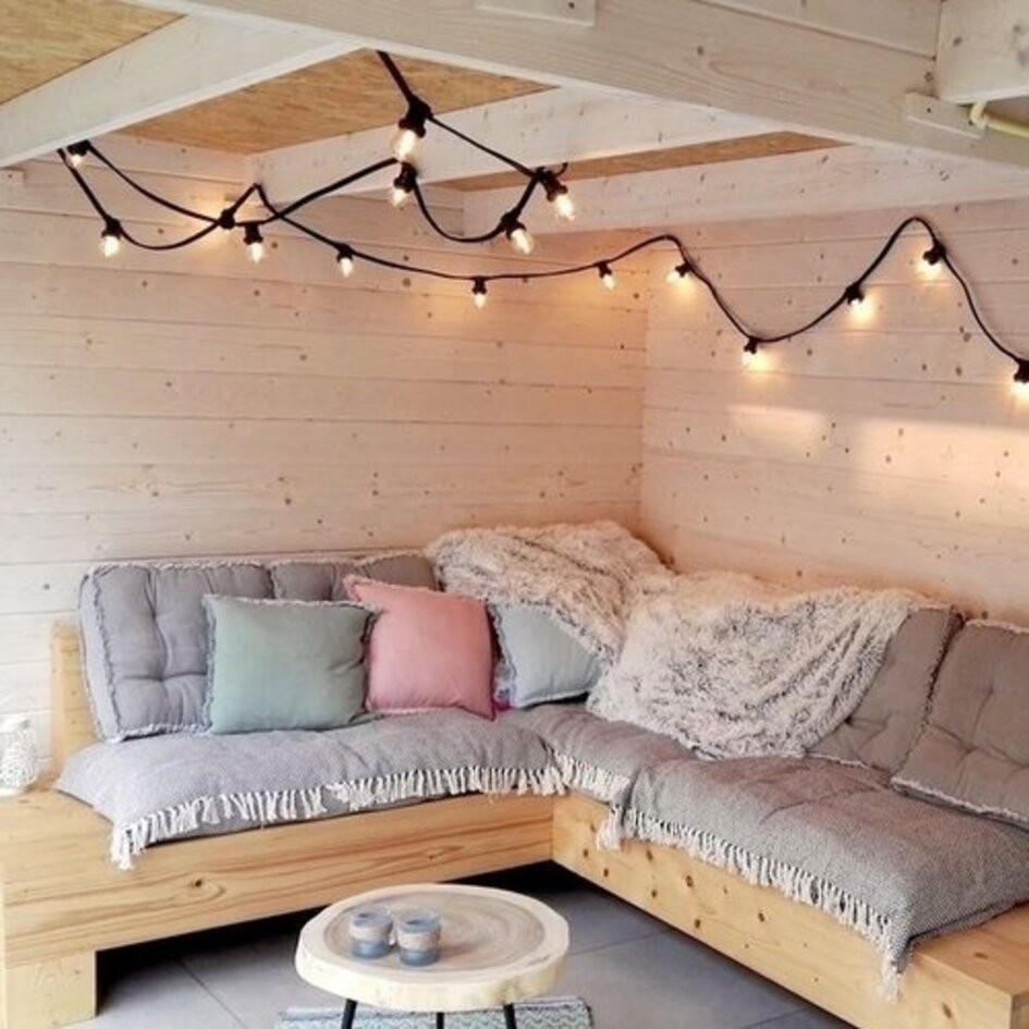 Varm-vita glödlamps-LED - 1 watt