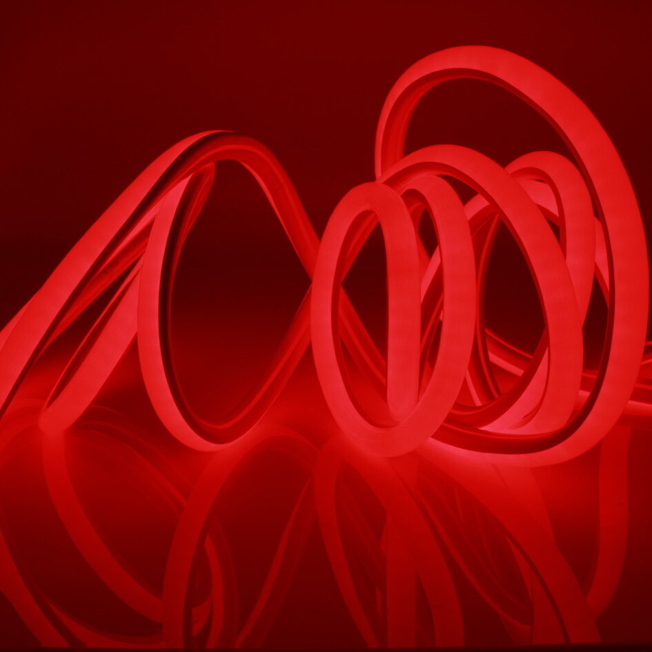 Neon ljusslang – Röd- DINA