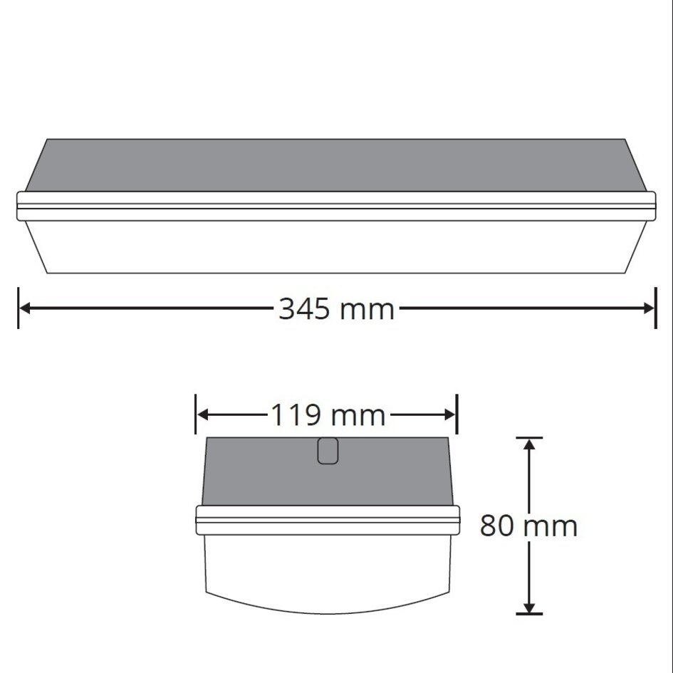 Veranda armatur utan batteri - 5,7W