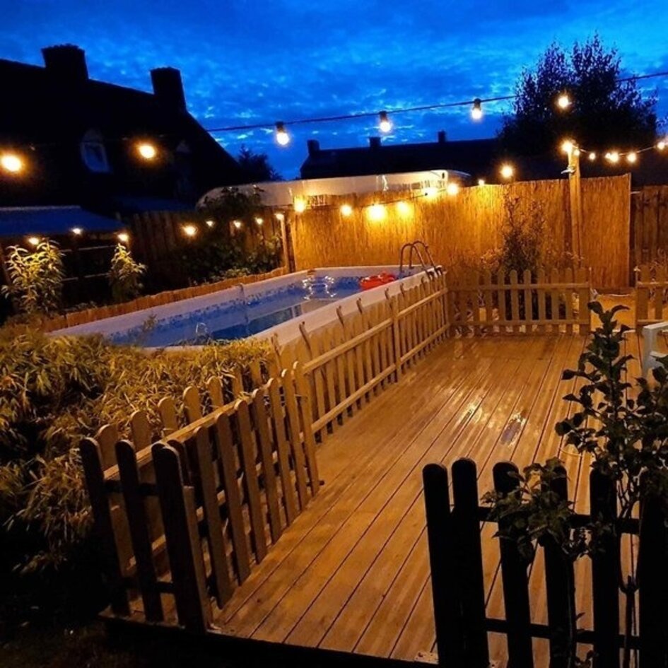 2,5W & 4,5W glödtråds-lampa med klart glas Ø45 och dim-till-varm