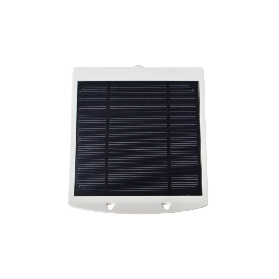 Soldrivna vägglampan Single Conan 3,2W med sensor - vit