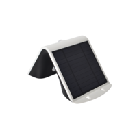 Soldrivna vägglampan Single Conan 3,2W med sensor - vit