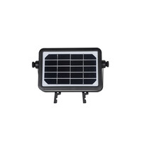 Soldrivna utomhus vägglampan Robo 5W med sensor - svart