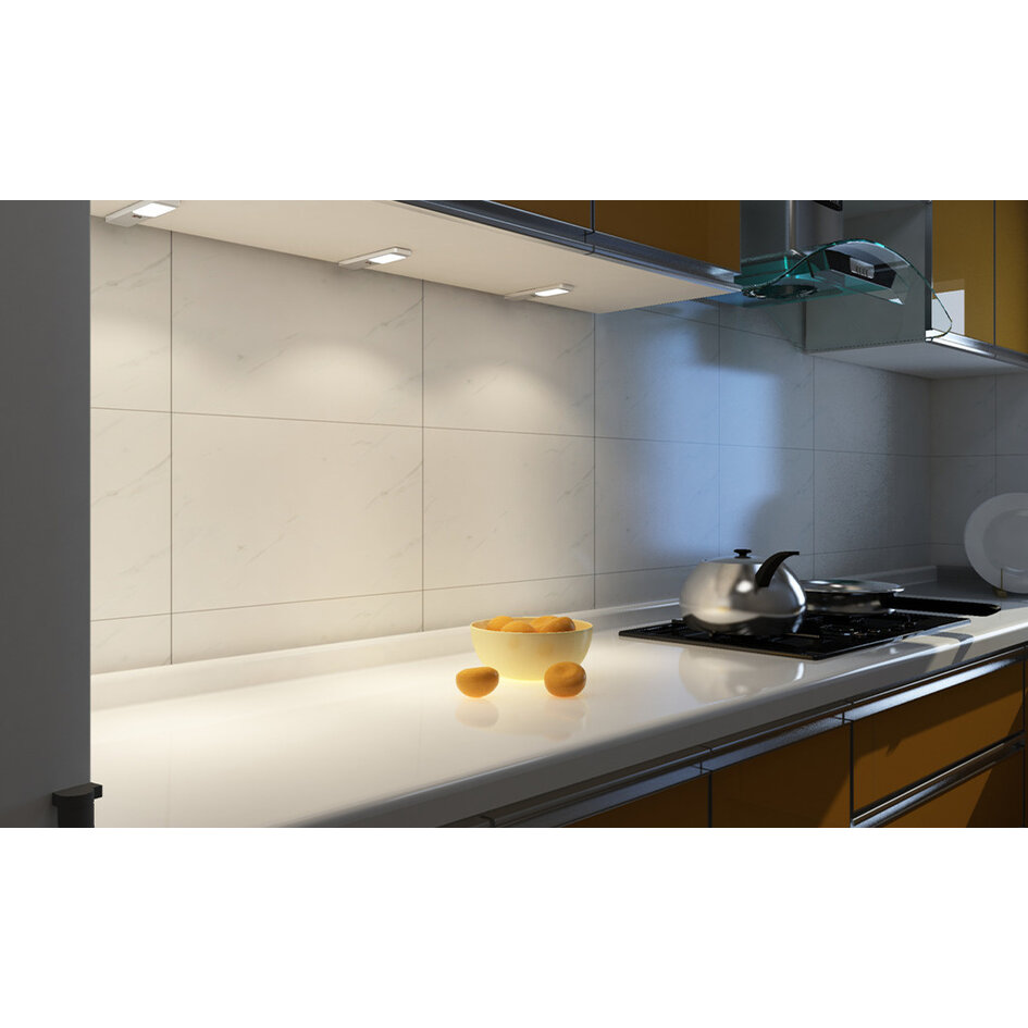 Modern ytmonterad LED skåpbelysning Lex inkl. sensor