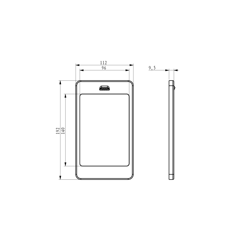Ytmonterad skåpbelysning Apollo med ljuspanel inkl sensor