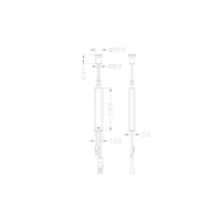 Dörrsensor switch 12V/ 24V - vit