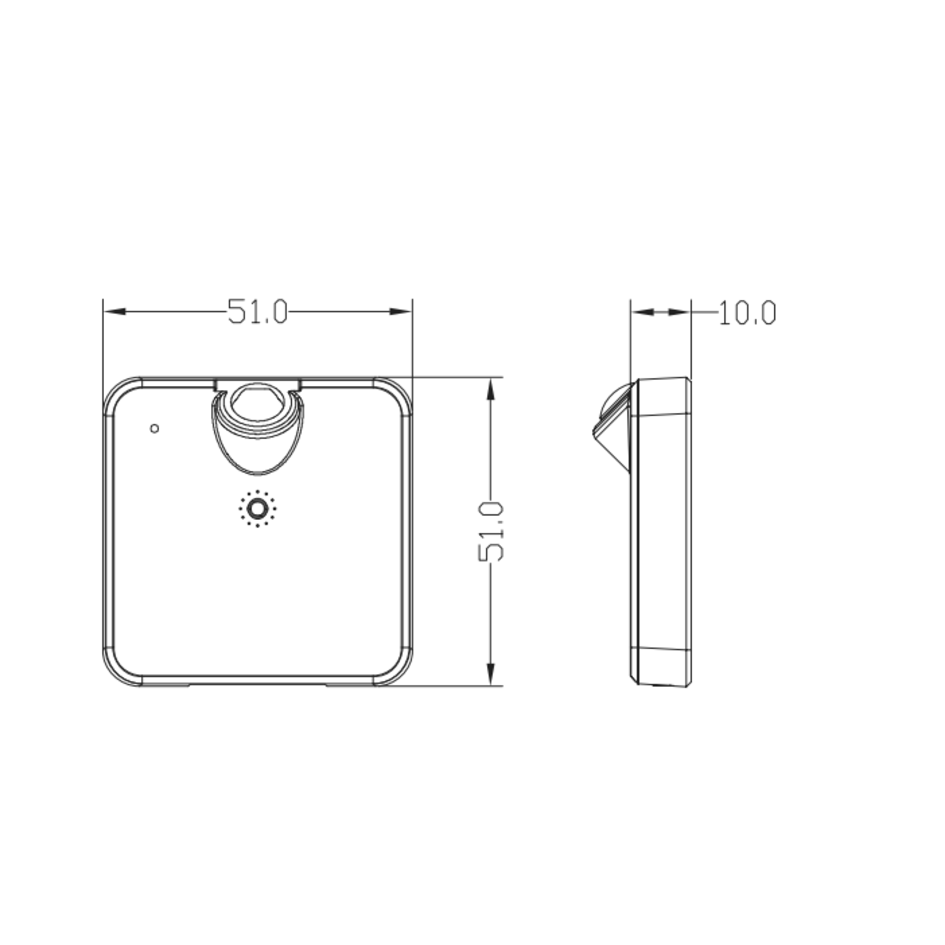 Trådlös touch dimmer med sensor