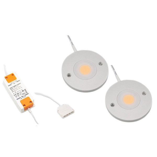 LED skåpljus Kaya komplett set med 2 spotar