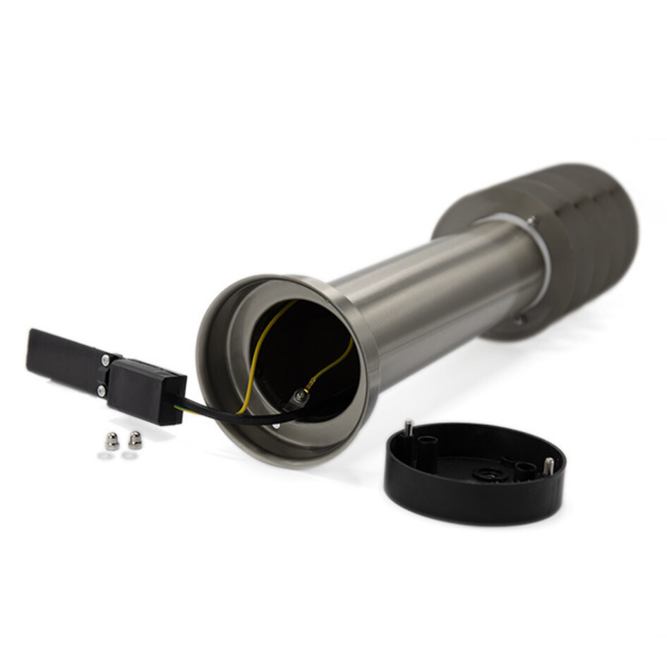 Golvlampa Silvio i-rostfritt - 50 cm