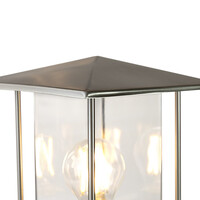 Klassisk utomhuslampa Rocco rostfritt, 45 cm