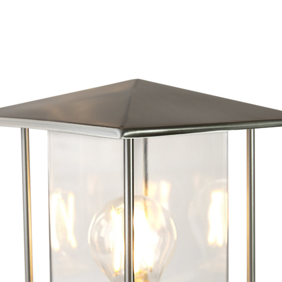 Klassisk utomhuslampa Rocco rostfritt, 45 cm