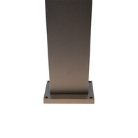 Industriella svarta golvlampan Simone - 50 cm