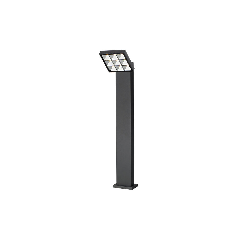 Modern svart utomhuslampa  Carla, 50 cm